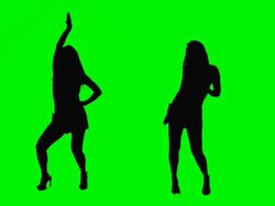 Dancing girls Stock Footage