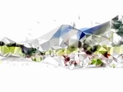 village in the mountains : mixed media (LOOP) Stock Footage