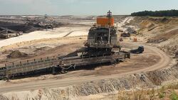 Open-pit mining Stock Footage
