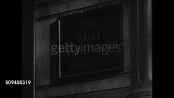 1936: PRINCETON UNIVERSITY: EXT The Daily Princeton paper. Editor of paper holding letter. Printing press printing. Princeton paper on door step. 1936: REPRISAL: Young adult male picking up paper, reading, turning to speak to someone (no SOT) Instructional Video