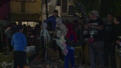 CLEAN : Mexicans burn politician figures deemed as treacherous as Judas News Clip