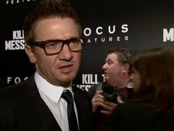 INTERVIEW - Jeremy Renner at "Kill The Messenger" New York Premiere Presented By Focus Features Stock Footage