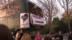 Vivienne Westwood speaking about fighting the 'rotten financial system' and climate change News Clip