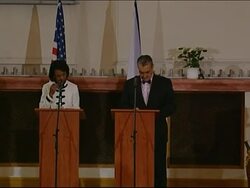 WRAP US and Czech Republic sign missile defence agreement ADDS Czech PM comment News Clip