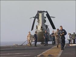 US Navy arrives in Karachi to deliver aid News Clip