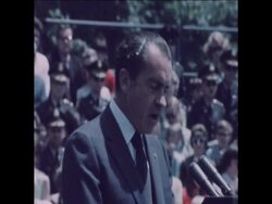 SYND 30 5 71PRESIDENT NIXON ADDRESSES CADETS AT WEST POINT ACADEMY News Clip