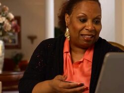 Woman Makes Online Purchase - MCU Stock Footage