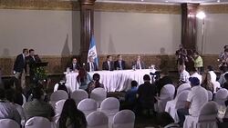 VOICED : Jimmy Morales alista transicion de gobierno en Guatemala News Clip