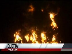 More than 20 NATO fuel tankers torched in Pakistan, first such attack since border closure. News Clip