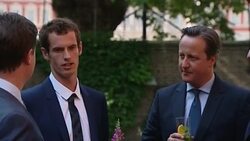 Wimbledon winner celebrates with political leaders in Downing St garden News Clip