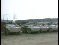 Bosnia - Bosnian Serbs Shell Canadian UN Base News Clip