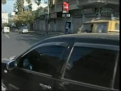 WRAP Empty streets ADDS funerals of two Palestinian policemen killed early Wedesday News Clip