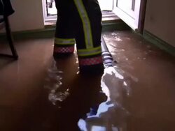 Flooding hits a large part of mid Cornwall News Clip