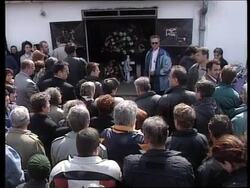 YUGOSLAVIA: FUNERAL OF 3 YEAR OLD KOSOVO CRISIS VICTIM News Clip