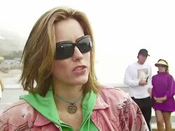 A Day At The Beach Paddle Out Protest Stock Footage