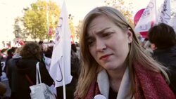 March in Paris to protest sexual violence against women News Clip