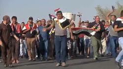 BAGHDAD ANTI GOVERNMENT PROTEST News Clip