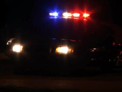 Police car Stock Footage