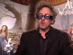 Alice In Wonderland Interviews Stock Footage