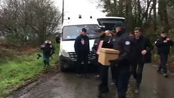 CLEAN : France: Hunt for body parts resumes in murder of family of four News Clip