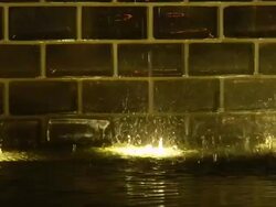 Raining. Splashing. Stock Footage