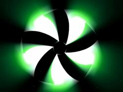 green industrial air duct animation loop ready Stock Footage