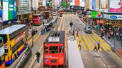 Public transportation In City Stock Footage