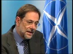 NATO: SOLANA SPEAKS ON KOSOVO CRISIS News Clip