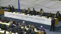 CLEAN : At Kenya UNEA summit Ban Ki Moon urges environmental protection News Clip