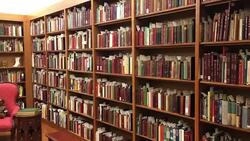 Toronto Reference Library: Arthur Conan Doyle Thematic Room Stock Footage