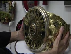 The humble hubcap, it turns out, makes an excellent canvas. Over the past three years, Ken Marquis has persuaded artists from all 50 states and 52 countries to transform discarded metal into objects of wonder. News Clip