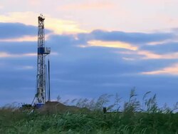 Fracking Morning Stock Footage