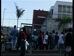 Chaos on streets following Aristide's departure from Haiti News Clip