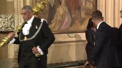Mps Procession at State Opening of Parliament in the  Houses of Parliament in London News Clip