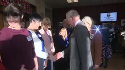 Prince Charles visits Fitzalan High School in Cardiff News Clip