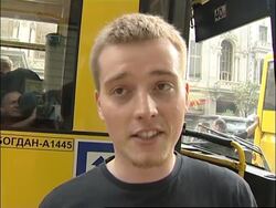 Bus loads of Eastern European students flee capital News Clip