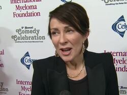 INTERVIEW: Patricia Heaton at the International Myeloma Foundation's 5th Annual Comedy Celebration Benefiting The Peter Boyle Memorial Fund at Los Angeles CA. (Footage by WireImage Video/Getty Images Entertainment Video) Stock Footage