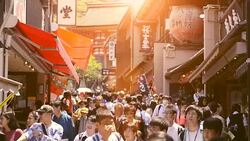Kiyomizu-dera Temple in Kyoto Stock Footage