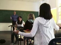 HD: Chaos In The Classroom Stock Footage