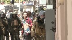 Mapuche clash with police as they commemorate Columbus day News Clip