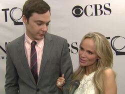 INTERVIEW: Kristin Chenoweth and Jim Parsons Stock Footage