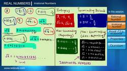Irrational Numbers and Proof That Root Of 2 is Irrational Instructional Video