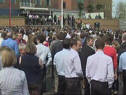 WRAP Vigil for kidnapped journalist Johnston, vigil in Brussels News Clip