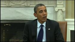 US President comments on peace prize winners News Clip