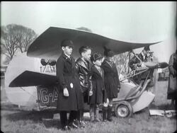 A Flying Flea 'Hop'. News Clip