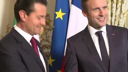 CLEAN : Emmanuel Macron meets with Mexican President Pena Nieto News Clip