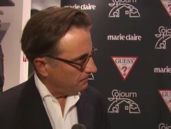 INTERVIEW: Andy Garcia on coming out to support Sojourn, his thoughts on 16 year-old Ella's involvement. (Footage by WireImage Video/GettyImages) Stock Footage