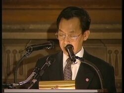 USA: NEW YORK: THAI PRIME MINISTER CHUAN LEEPAI VISIT News Clip