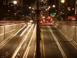 Battery Tunnel Street Stock Footage