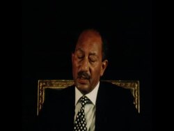 SYND 6 4 78 PRESIDENT SADAT PRESS CONFERENCE ON PEACE TALKS News Clip